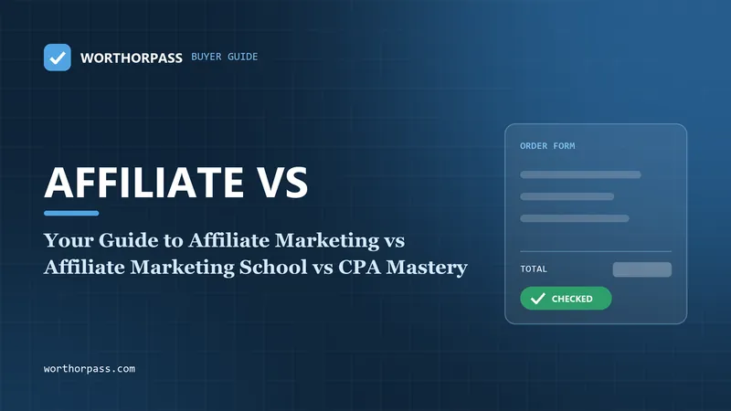 Your Guide to Affiliate Marketing vs Affiliate Marketing School vs CPA Mastery