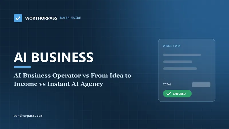 AI Business Operator vs From Idea to Income vs Instant AI Agency