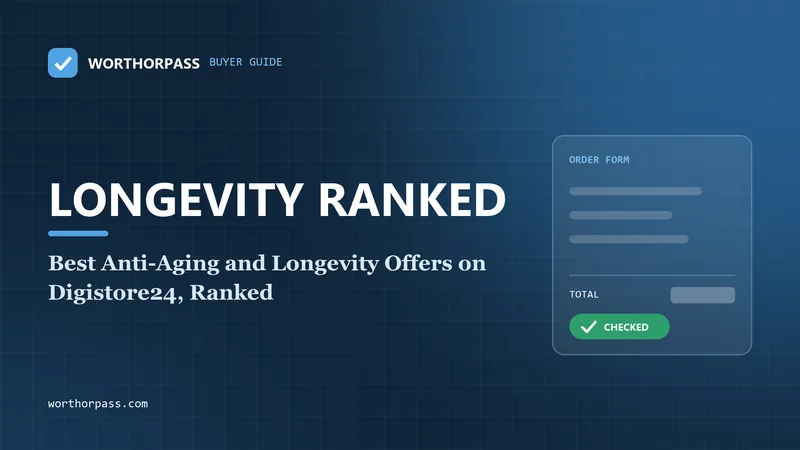 Best Anti-Aging and Longevity Offers on Digistore24, Ranked