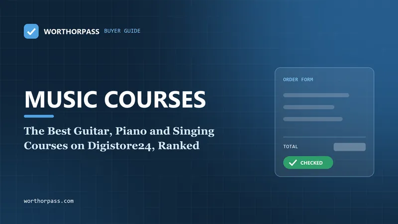 The Best Guitar, Piano and Singing Courses on Digistore24, Ranked