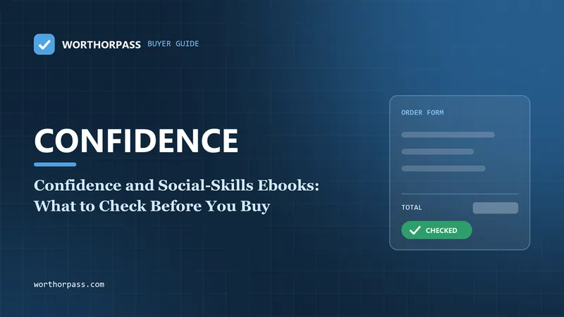 Confidence and Social-Skills Ebooks: What to Check Before You Buy