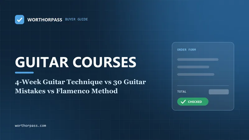 4-Week Guitar Technique vs 30 Guitar Mistakes vs Flamenco Method
