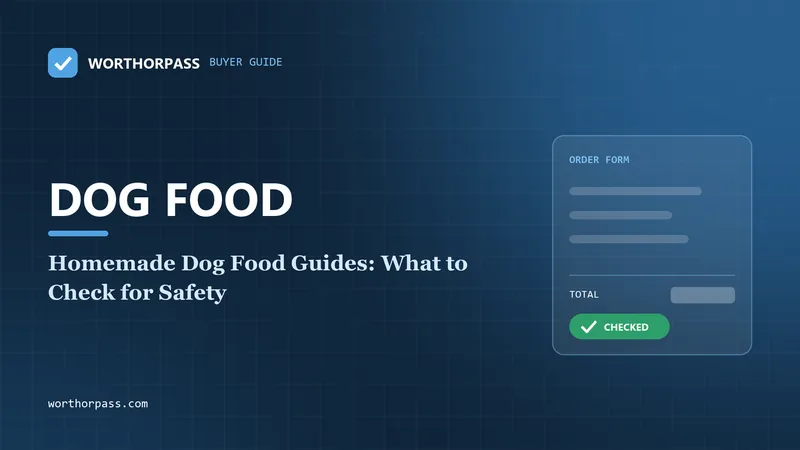 Homemade Dog Food Guides: What to Check for Safety