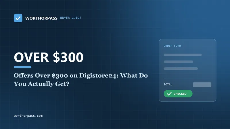 Offers Over $300 on Digistore24: What Do You Actually Get?