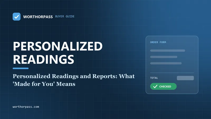 Personalized Readings and Reports: What 'Made for You' Means