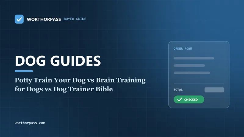 Potty Train Your Dog vs Brain Training for Dogs vs Dog Trainer Bible