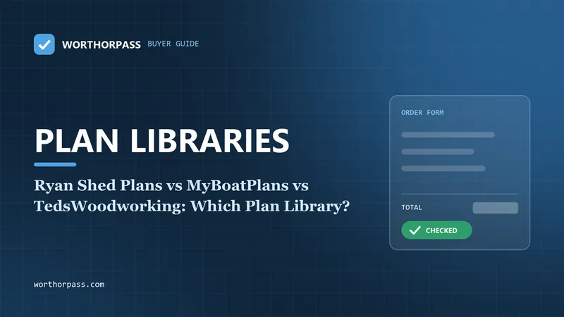 Ryan Shed Plans vs MyBoatPlans vs TedsWoodworking: Which Plan Library?