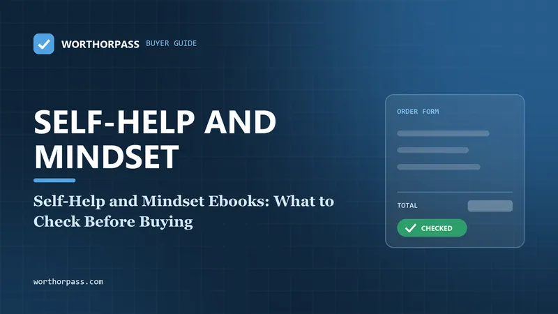 Self-Help and Mindset Ebooks: What to Check Before Buying