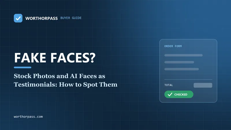 Stock Photos and AI Faces as Testimonials: How to Spot Them