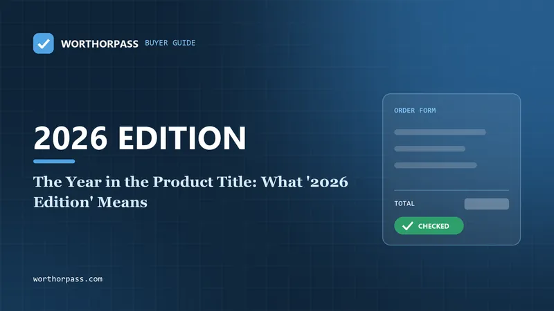 The Year in the Product Title: What '2026 Edition' Means