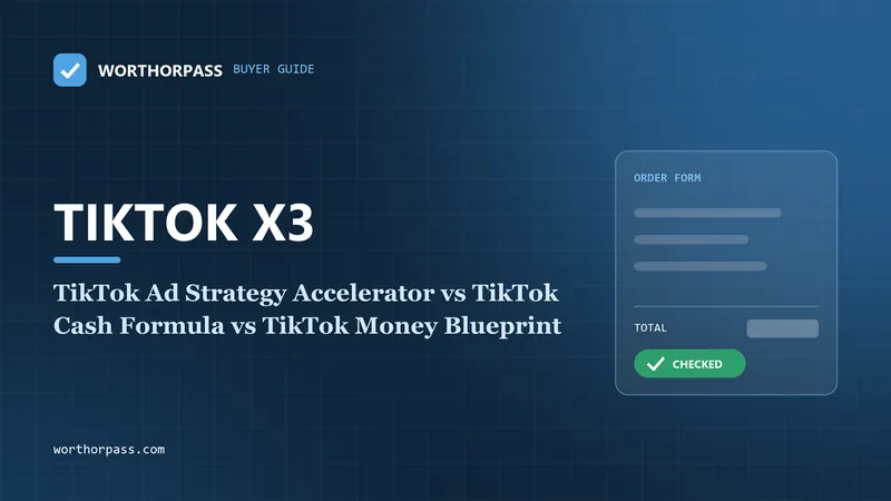TikTok Ad Strategy Accelerator vs TikTok Cash Formula vs TikTok Money Blueprint