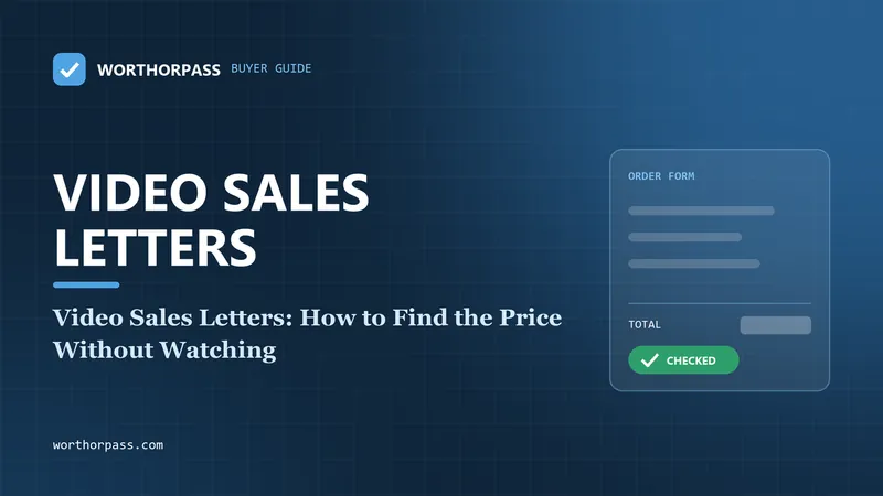 Video Sales Letters: How to Find the Price Without Watching