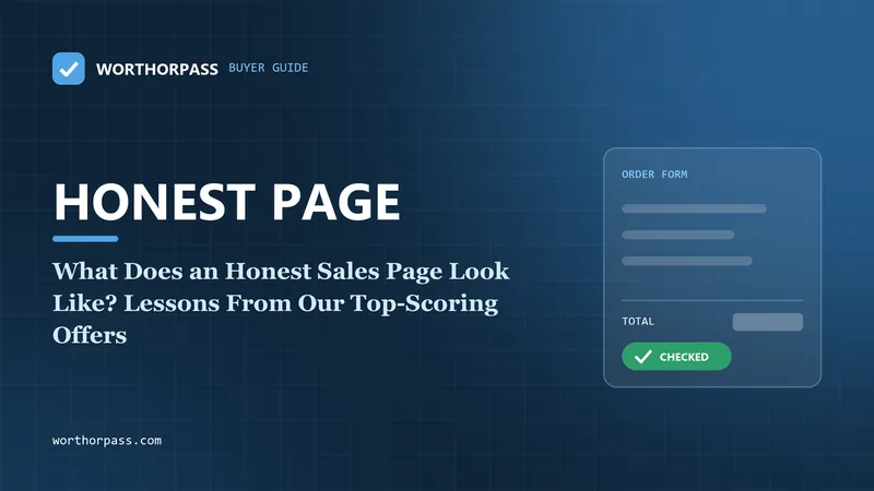 What Does an Honest Sales Page Look Like? Lessons From Our Top-Scoring Offers