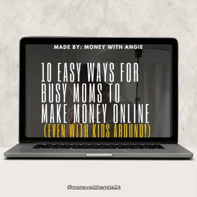 Guide for 10 Ways for Busy Moms to Make Money Online product image