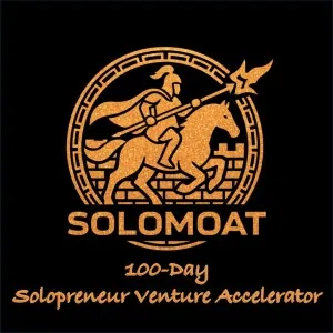 100-Day Solopreneur Venture Accelerator sales page image