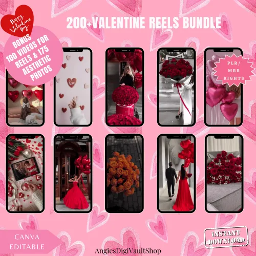 100 Million+ PLR Products Mega Bundle (Valentine's reels listing) product image