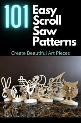 Cover graphic for the 101 Easy Scroll Saw Patterns collection by Richard Myrchak