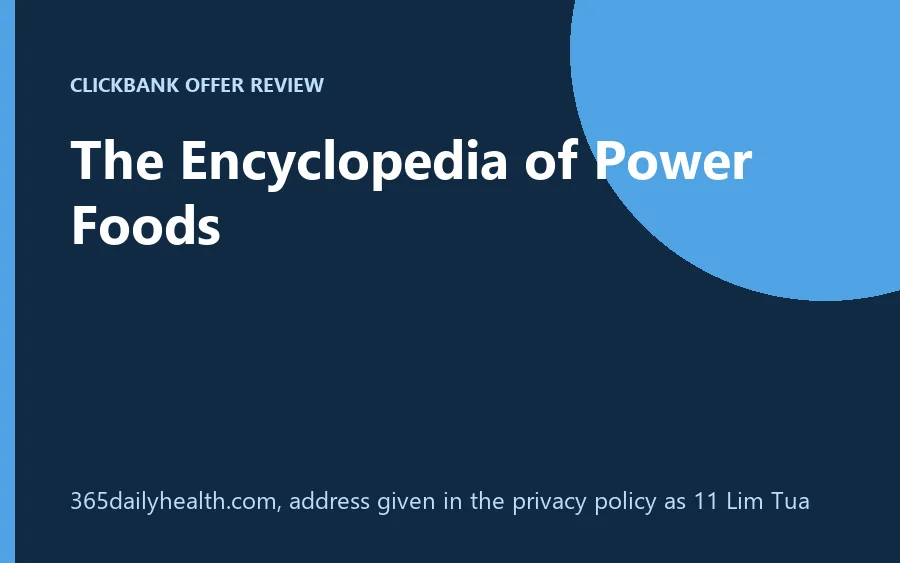 The Encyclopedia of Power Foods product image