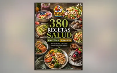 380 Recetas Salud Sin Azúcar Sin Gluten cover image from the seller's page