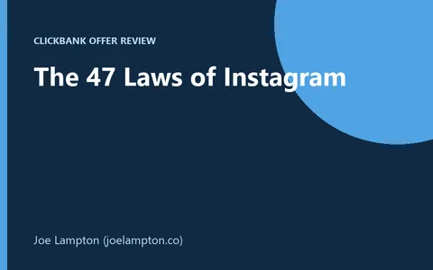 The 47 Laws of Instagram product image
