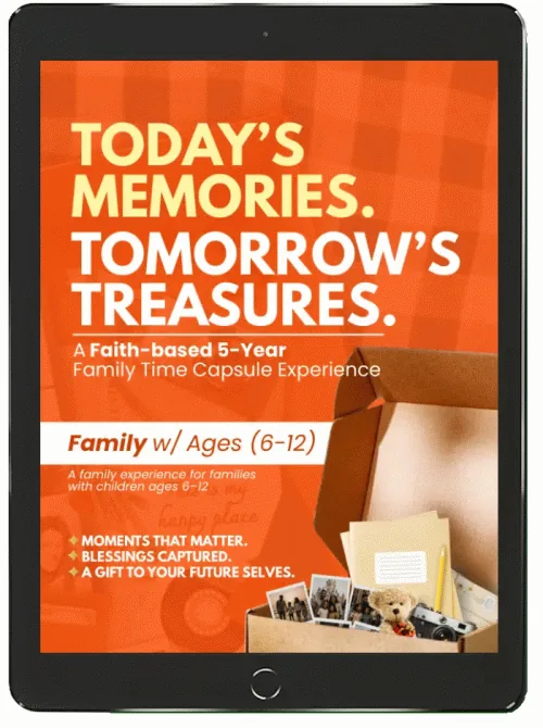 5 Year Time Capsule Experience for Faith-Based Families product image