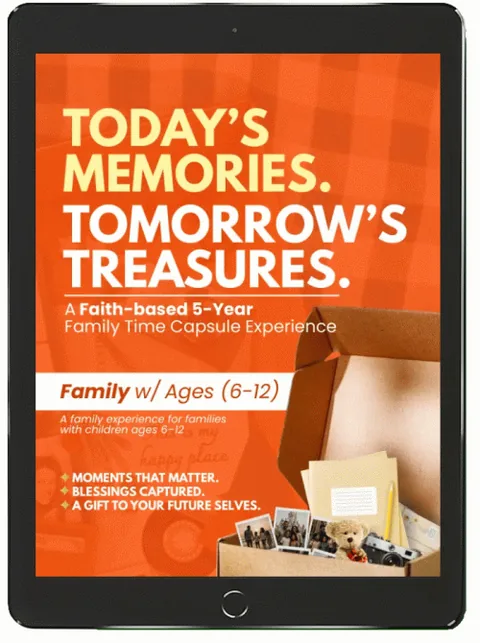 5 Year Time Capsule Experience for Faith-Based Families product image