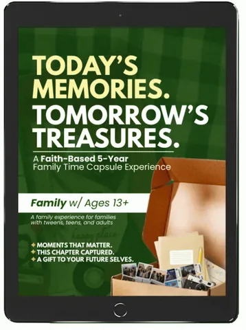 5 Year Time Capsule Experience for families cover