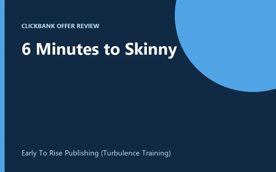 6 Minutes to Skinny product image