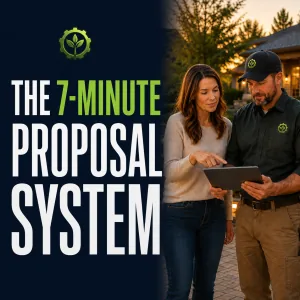 The 7-Minute Proposal System for landscape contractors product image