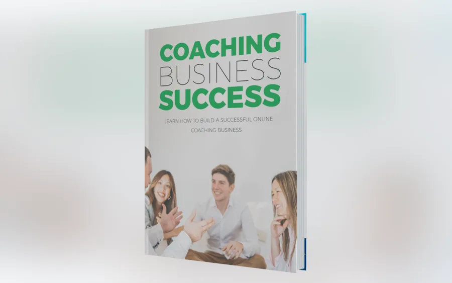 Product image from the seller's order form, a book cover titled Coaching Business Success