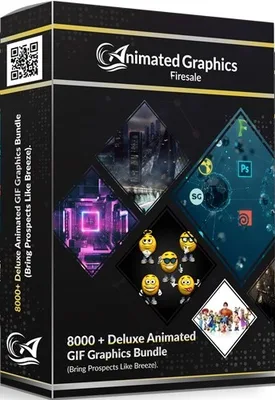 8000 Animated Graphics Firesale (GIF) product image