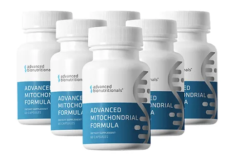 Advanced Mitochondrial Formula supplement bottles
