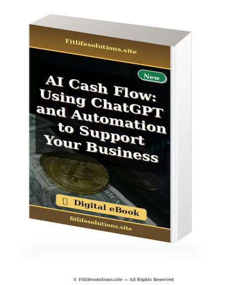 Cover of the AI Cash Flow: Using ChatGPT and Automation to Support Your Business digital eBook