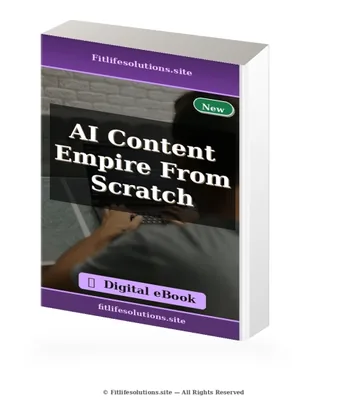 AI Content Empire From Scratch ebook cover