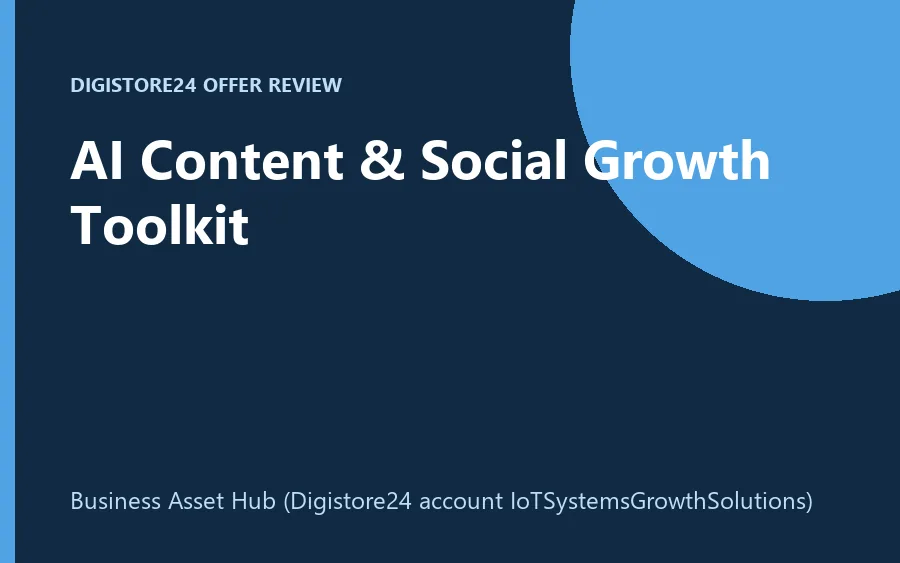 AI Content & Social Growth Toolkit product image