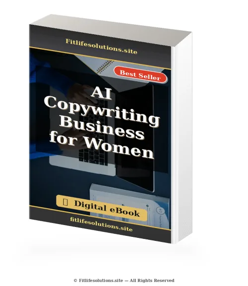 Cover of the AI Copywriting Business for Women digital eBook