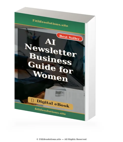 AI Newsletter Business Guide for Women ebook cover