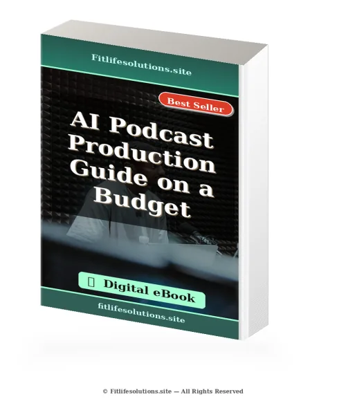 AI Podcast Production Guide on a Budget ebook cover