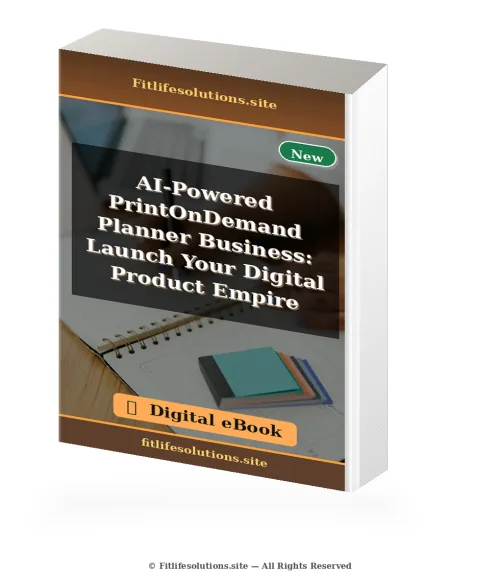 AI-Powered Print-on-Demand Planner Business ebook cover