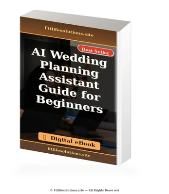 AI Wedding Planning Assistant Guide for Beginners ebook cover