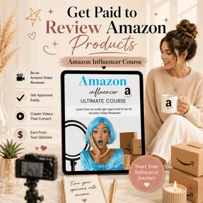 Amazon Influencer Course: Become an Amazon Video Reviewer product image