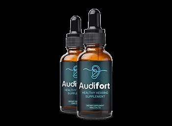 Audifort hearing supplement bottles