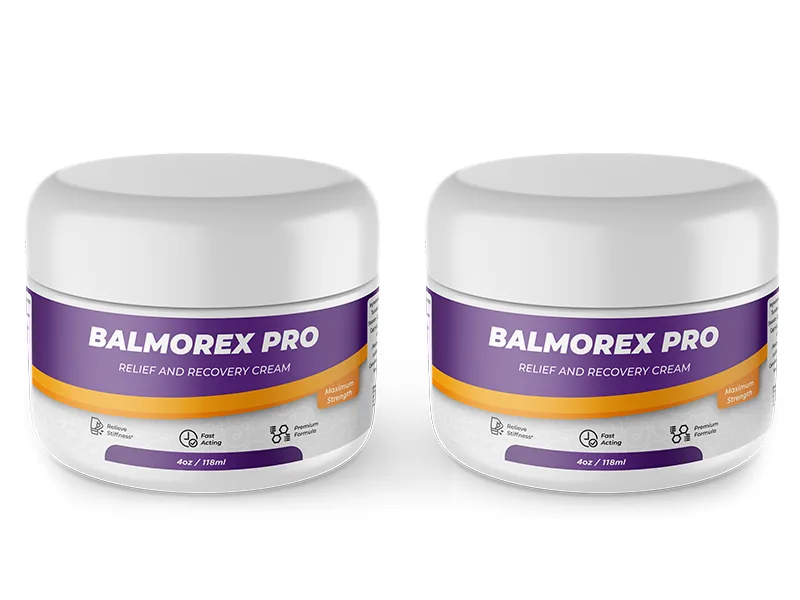 Jar of Balmorex Pro topical joint and muscle cream