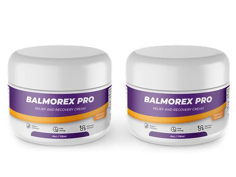 Jar of Balmorex Pro topical joint and muscle cream