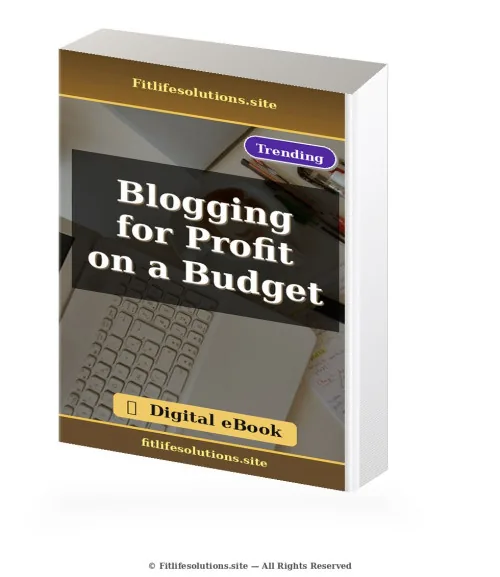 Blogging for Profit on a Budget product image
