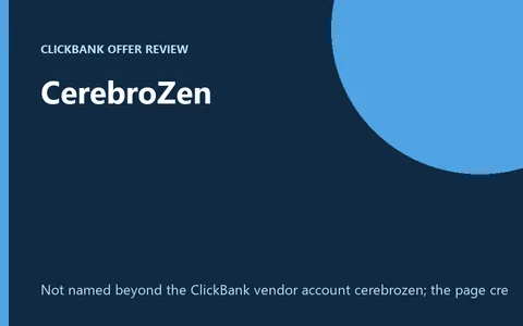 CerebroZen liquid supplement product image