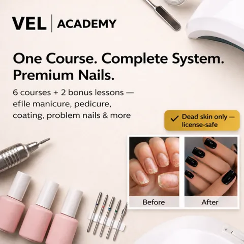 Complete Russian Manicure Masterclass: 7 Courses — Every Skill, Every Client, Every Situation product image