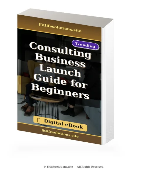 Consulting Business Launch Guide for Beginners ebook cover