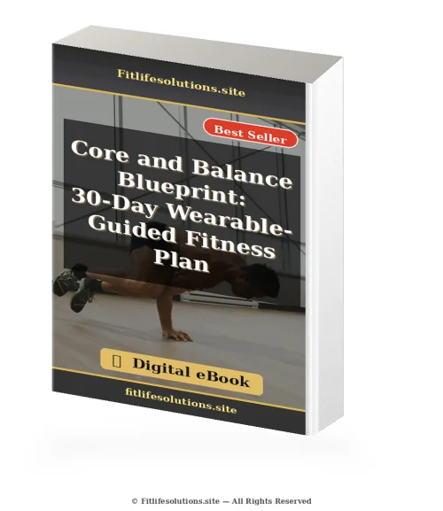 Cover of the Core and Balance Blueprint: 30-Day Wearable-Guided Fitness Plan digital eBook