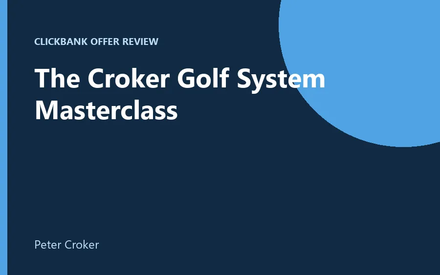 The Croker Golf System Masterclass product image
